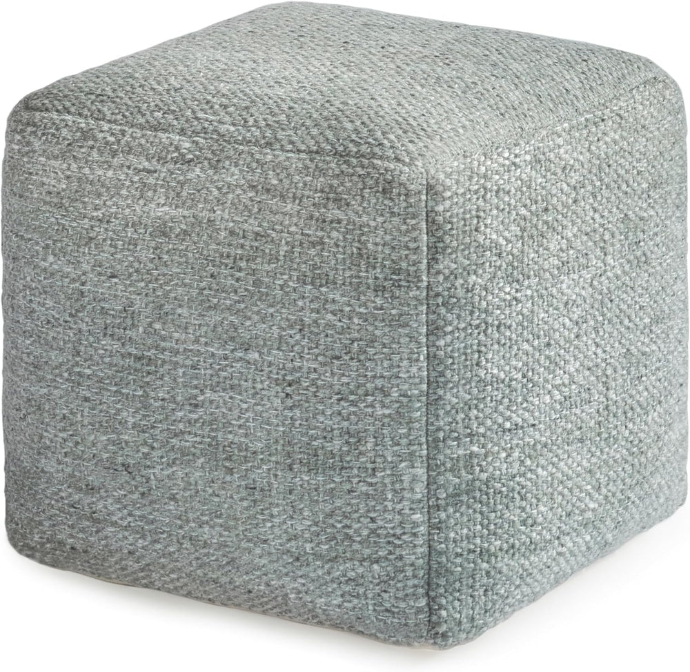 Anji Mountain 16" H x 16" W Handmade Pouf Ottoman for Living Room &...