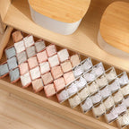 ROUFA Sock Drawer Organizer for Dresser, Honeycomb Underwear Dividers for Women, Panty Separator for Bras, Socks, Belt and Leggings (24pcs.Pink)