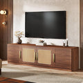 Tribesigns 70.9" TV Stand for Living Room, Mid Century Modern Entertainment Center with 6-Tier Storage Shelf, Wood Long Media Console Television Stands Cabinet for TVs Up to 80 Inches