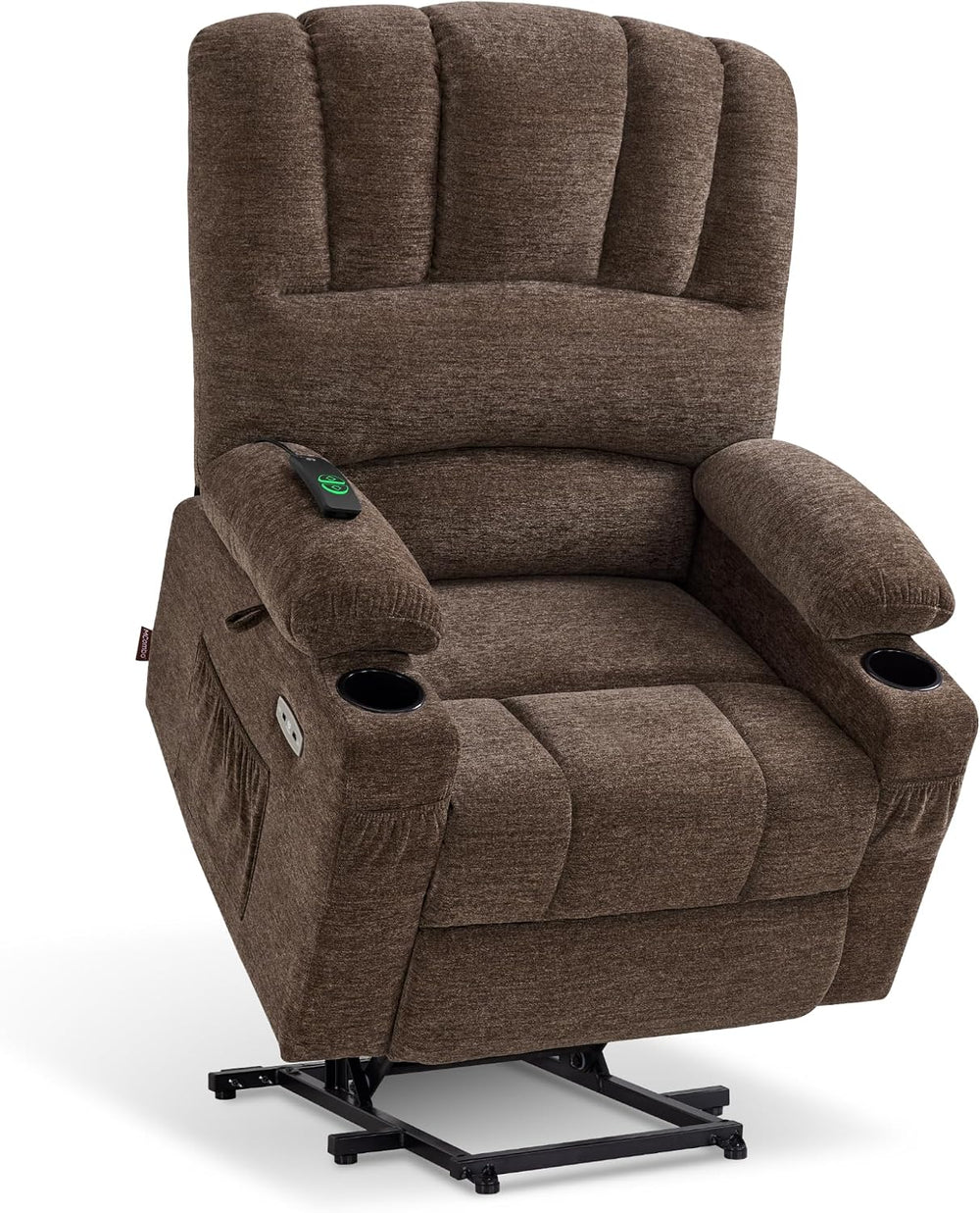 MCombo Power Lift Recliner Chair for Elderly 7095 (Medium, Coffee) | Stand As...