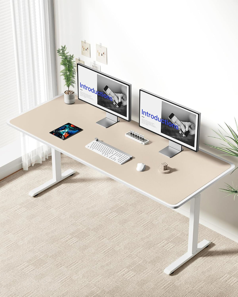 YSAGi Leather Desk Pad Protector, Office Desk Mat, Large Mouse Pad, Non-Slip ...