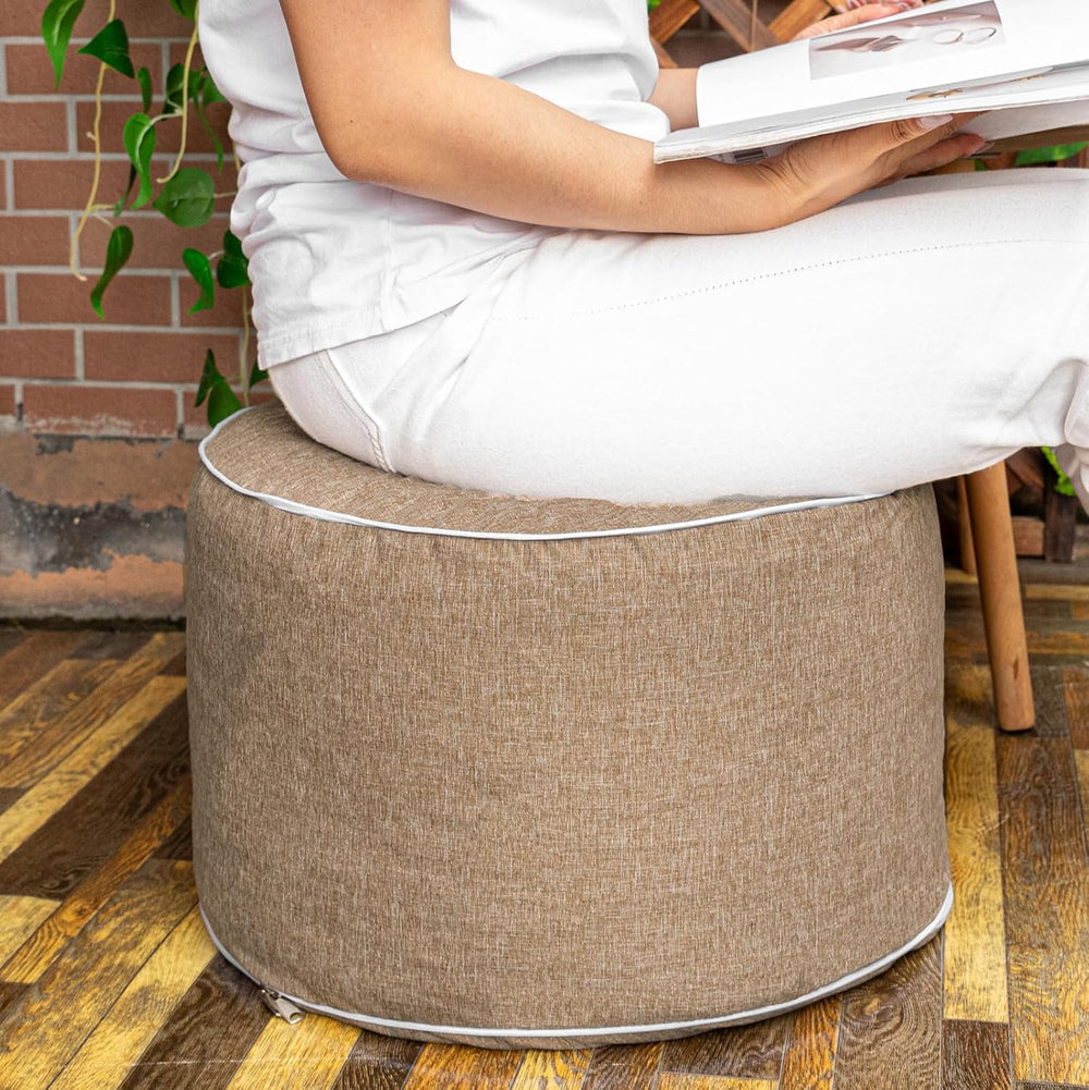 Outdoor Ottoman Outdoor Ottomans for Patio 20x12 Inches Modern Lightweight Fo...
