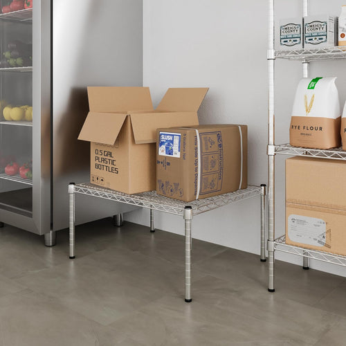 24" Deep x 30" Wide x 14" Height Wire Shelving Kit | 1-Tier | NSF Commercial Storage Rack Unit