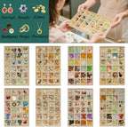 24 Grid Stackable Jewelry Organizer Tray Velvet Jewelry Drawer Inserts Earring Organizer for Women Jewelry Display Box Case for Earring Rings Stud Necklaces (Set of 8, Beige