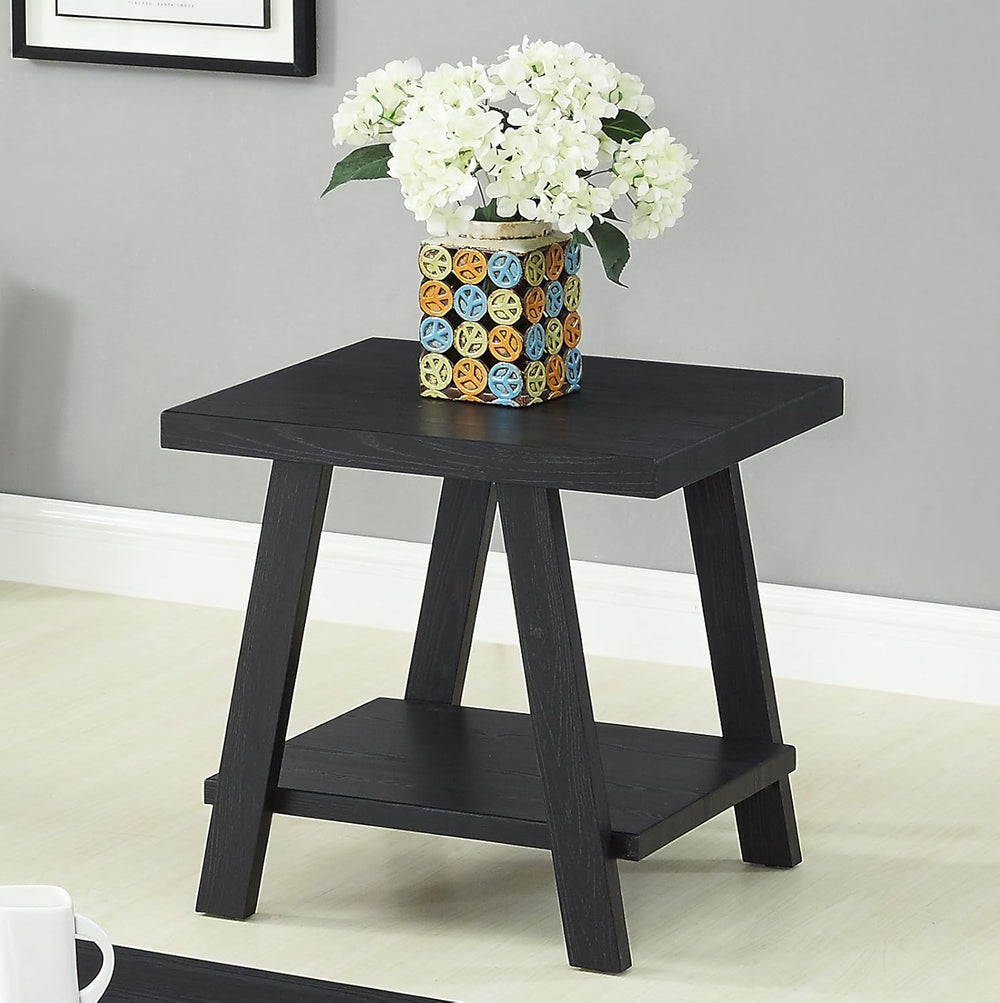 Roundhill Furniture Athens Contemporary 3-Piece Wood Shelf Coffee Table Set ,...
