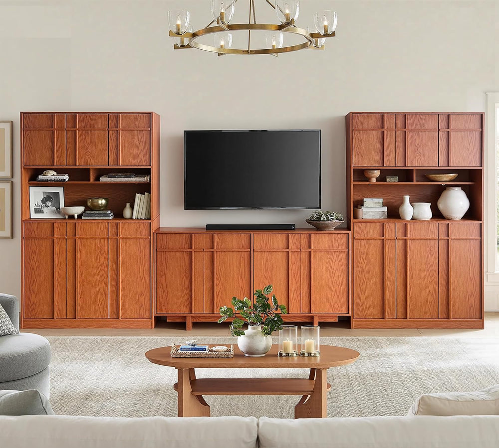 72" Pantry Cabinet, Tall Kitchen Pantry Storage Cabinet with Countertop,...