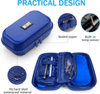 Insulin Cooler Travel Case TSA Approved, Refrigerated Medicine Travel Case with Temperature Display, Wrist Strap & 2 Reusable Ice Packs, Gift For Daily and Trip