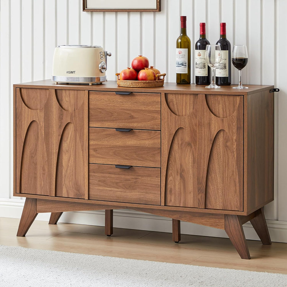 Bifins Buffet Cabinet with Storage, 47.2" Storage Cabinet with 3 Drawers...