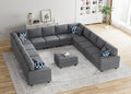 Legend Vansen Modular Sectional Sofa L Shaped Couch with Ottoman Modern Reversible Corner Sectional Couch for Living Room