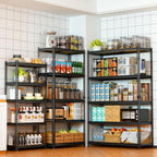 LEVELEVE 5-Tier Heavy Duty Storage Shelving Unit, 2020 lbs Capacity, Adjustable Metal Utility Shelf, 30" L x 12" W x 60" H for Garage, Kitchen, Pantry, Basement, Bathroom, Laundry,4 Pack