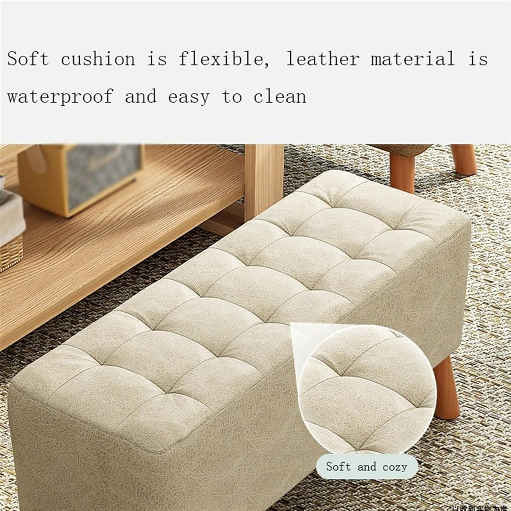 Modern Entry Door Shoe Bench Household Doorway Wearing Shoes Stool Long Cloth...