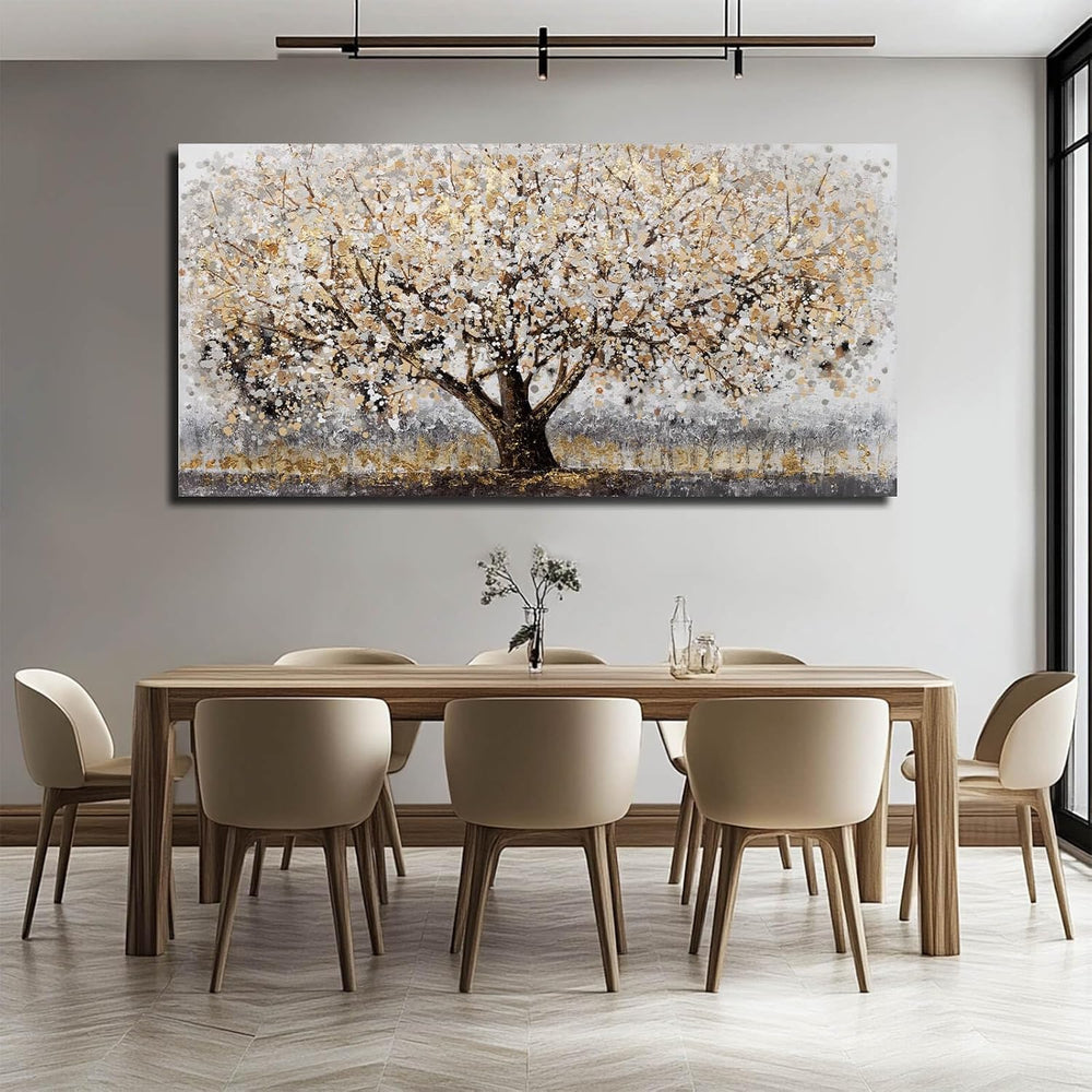 CHUDANHAO Large Canvas Wall Art for Living Room,Tree Wall Picture,29x58 In