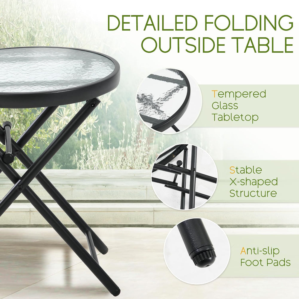 Folding Outdoor Side Table