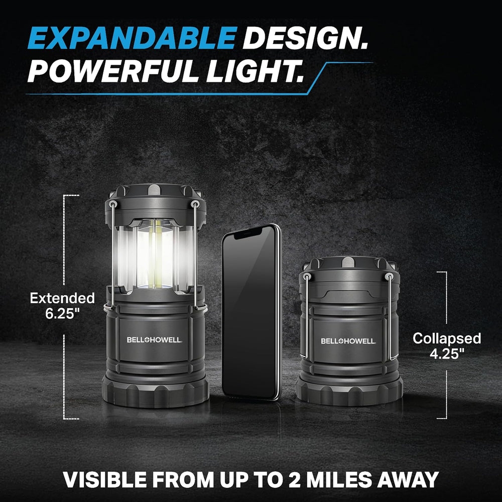 TACLIGHT Multipurpose Camping Lanterns, 4 Pack, Battery Powered