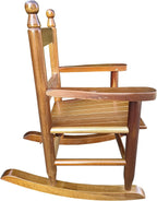 Kids Rocking Chair, Toddler Rocking Chair, Children’s Rocking Chair Porch Rocker Chair with Classic Rocker and Hardwood Construction, for Nursery, Indoor, Outdoor, Living Rooms, Bedrooms (Oak)