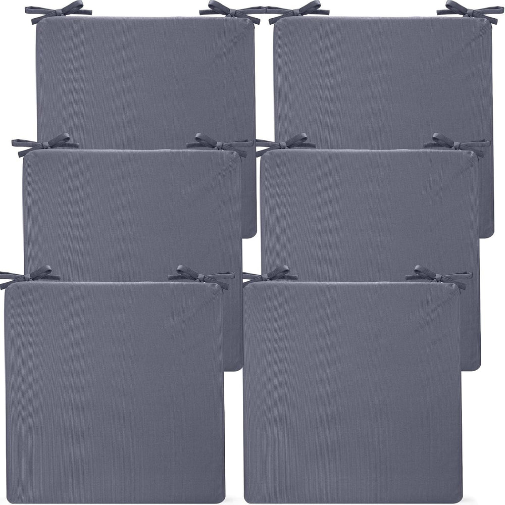 Preboun 6 Pack Outdoor Chair Cushions 19" x 19" x 3" Patio Wat...
