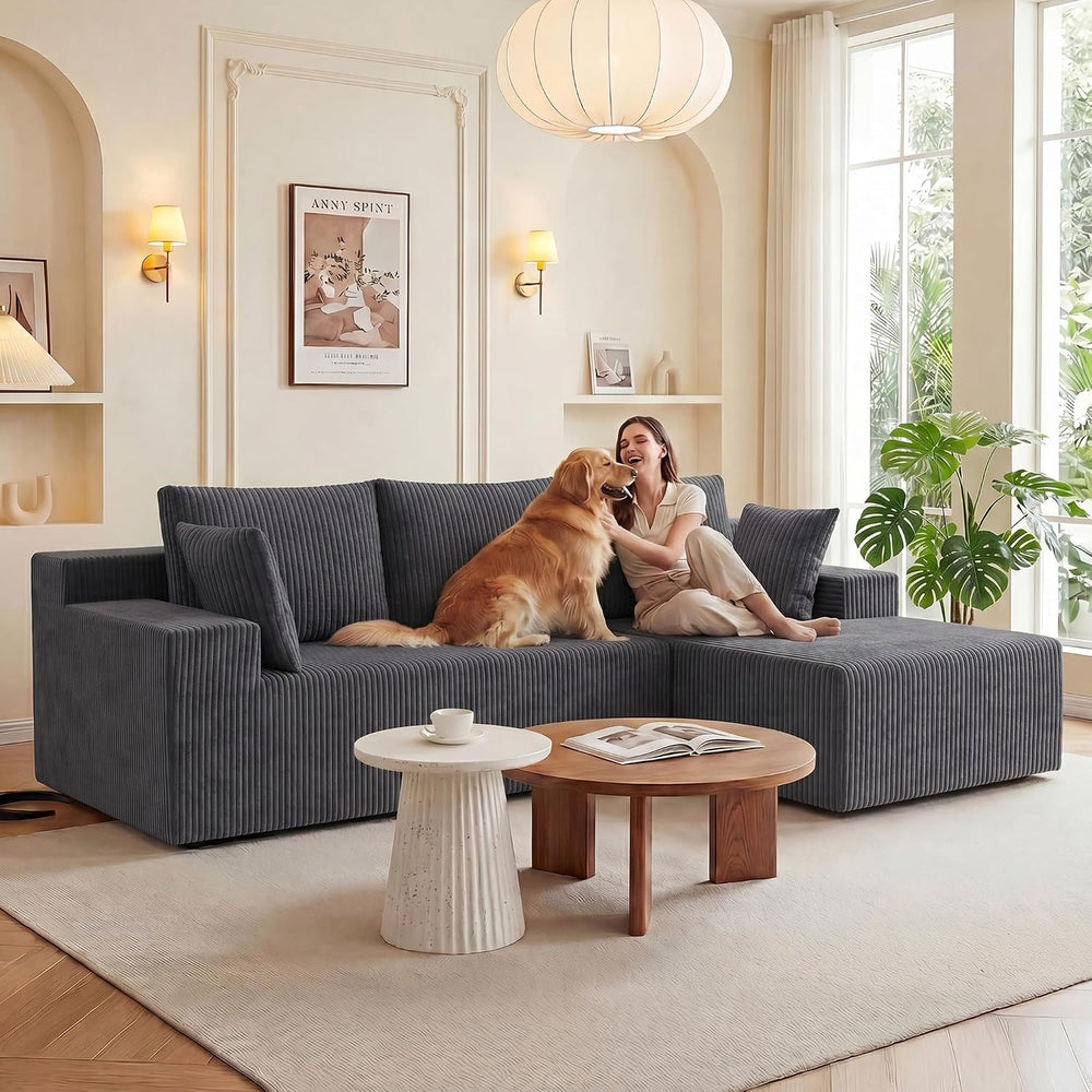 GRUSIGN Cloud Sectional Couches for Living Room, Modular L Shaped Couch with ...