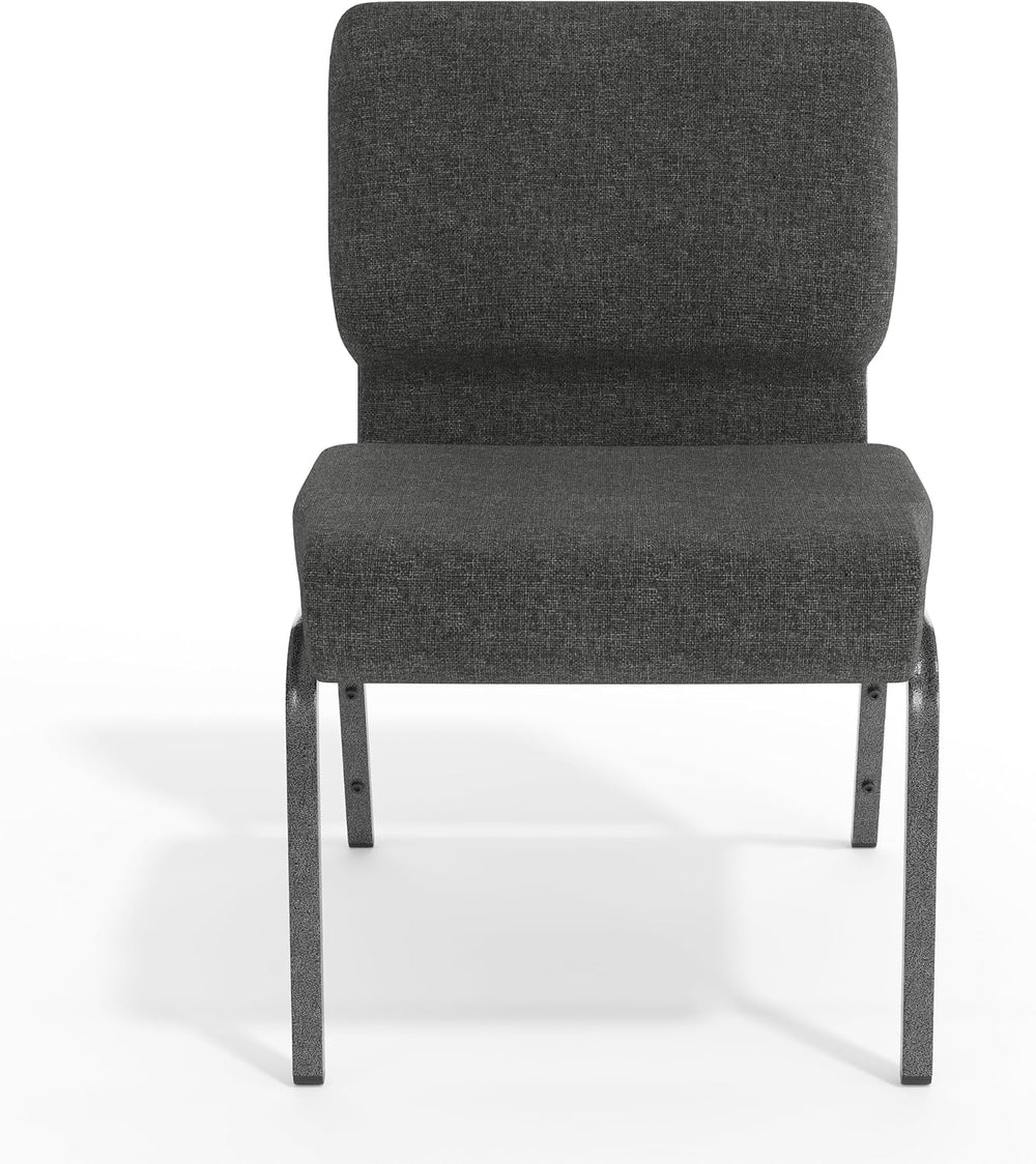 Flash Furniture 4 Pack HERCULES Series 21''W Church Chair in Dark Gra...