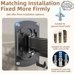 Mounted Wall Drying Rack, Laundry Hanger Dryer Rack, Laundry Hanger Rack, Wall Mounted Clothes Rack, Laundry Room Hanging Rack(Foldable/High-Bearing/Never Fall Off/Third Generation/Grey)