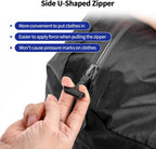 Keaber Travel Vacuum Bag with Pump,Reusable Airless Vacuum Bag for Travel Luggage, Space Saver Vacuum Storage Bags Sealer for Clothing (1-Pack,Black,USB Electric Pump)