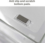 Acrimet Facility 2 Tier Letter Tray, Front Load, Letter Size/A4, Desktop File Organizer, Plastic (Clear Crystal Color)