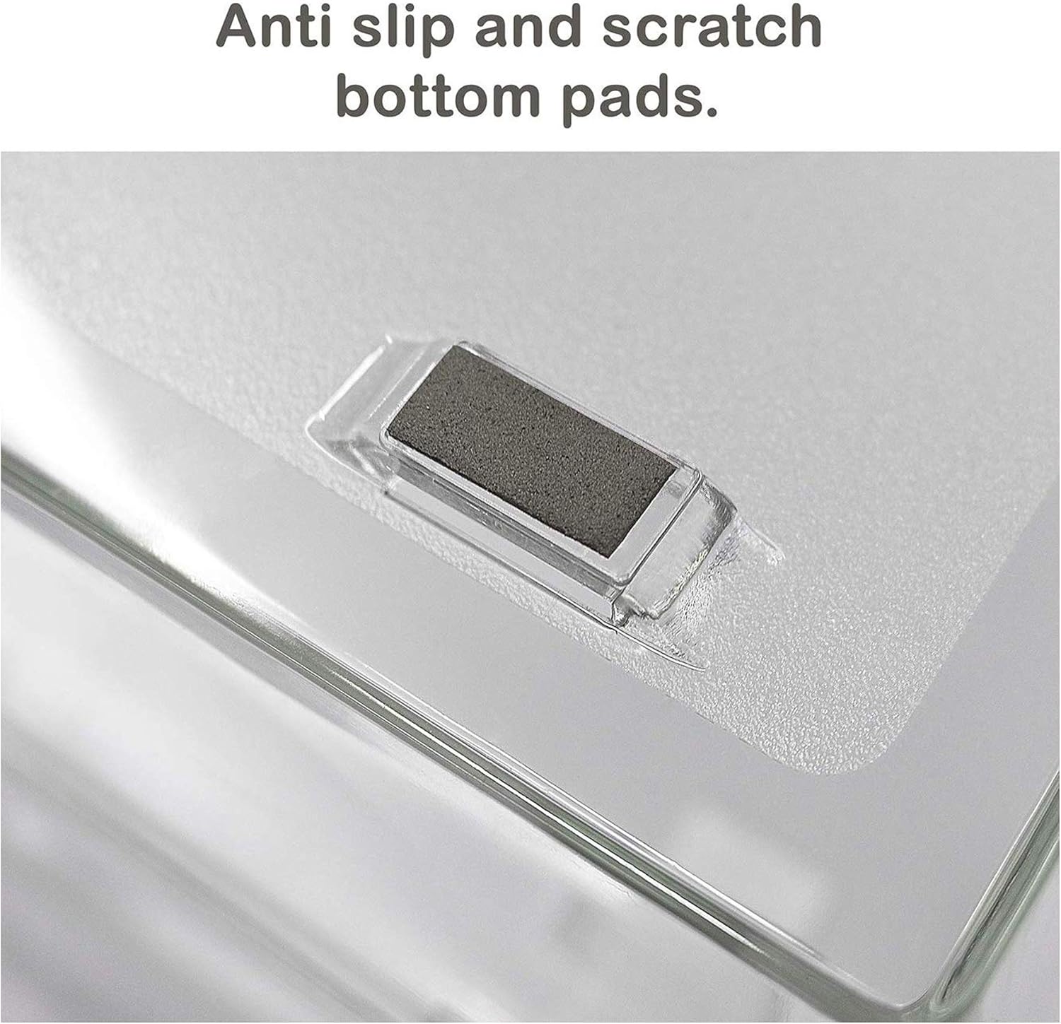 Acrimet Facility 2 Tier Letter Tray, Front Load, Letter Size/A4, Desktop File Organizer, Plastic (Clear Crystal Color)