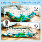 Sensory Inflatable Rocking Chair-Toddler Inflatable Rocking Chair for Sensory Needs, ADHD & Calming, Built in dual function air pump, Autism Sensory Products for Sensory Room, Ideal Gift for BoysGirls