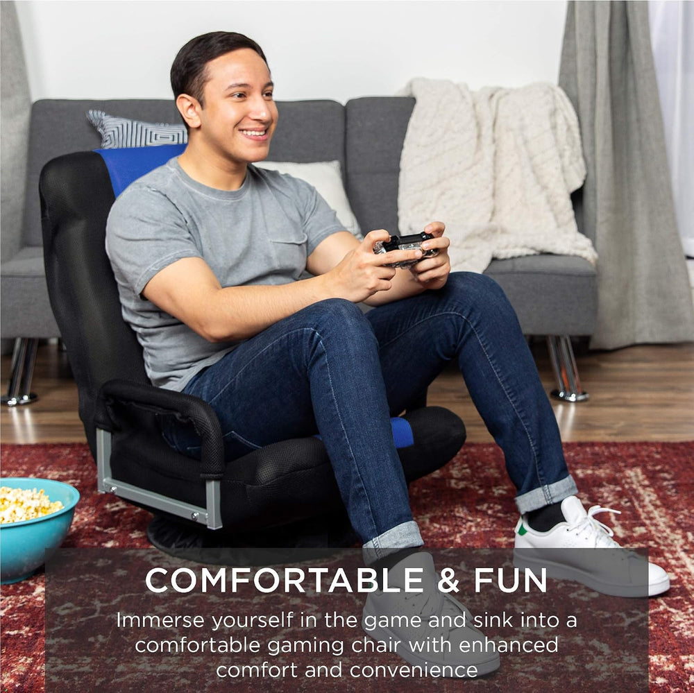 Best Choice Products Swivel Gaming Chair 360 Degree Multipurpose Floor Chair ...