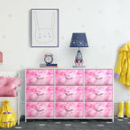 Sorbus Kids Dresser with 9 Drawers - Storage Unit Organizer Chest for Clothes - Bedroom, Kids Room, Nursery, & Closet