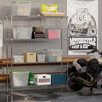 14" Deep x 60" Wide x 74" Height Wire Shelving Kit | 4-Tier | NSF Commercial Storage Rack Unit