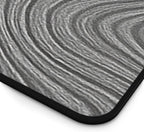 Brushed Metal Texture Desk Mat - Extended Mouse Pad & Desk Pad, Neoprene Surface, Non-Slip Rubber Base, Stitched Edges, Desk Protector for Keyboard & Mouse, Sizes 12x18/12x22/16x32 (Damascus, 16x32)