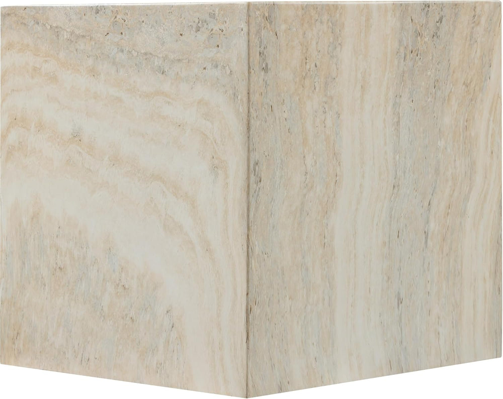 Meridian Furniture 99029Travertine-ET Piazza Collection Art Deco Indoor/Outdo...