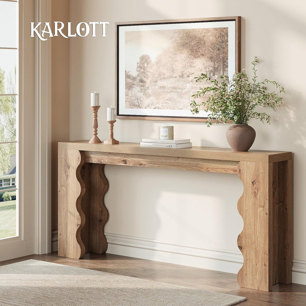 70.9" Farmhouse Entryway Table, Wood Console Table, Behind Couch table |...