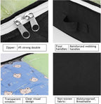 6 Pack Under Bed Storage Containers Organizer, Large Capacity Underbed Clothes Storage Bins, Bedroom Organization and Storage, Foldable Storage Bags for Clothes Pillow Blankets Bedding
