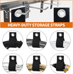 Heavy-Duty Extension Cord Holder 5-Pack, Three Sizes, Durable Nylon Cable Organizer Straps for Hanging Cables，Cords, Hoses, Ropes，Tools and Outdoor Organization