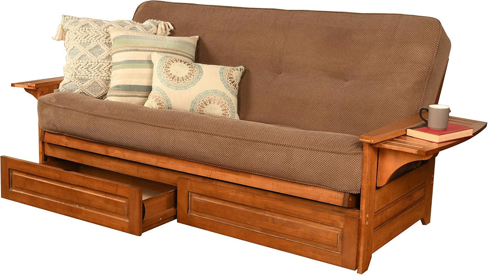 Kodiak Furniture Phoenix Futon Set, Full, Barbados