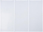 Pegboard Rack Garage Storage Steel Horizontal PegBoard Pack,Steel Pegboard Heavy Duty- 3 Pack 16-Inch X 36-Inch Metal Peg Board Tool Organization Panels (White)