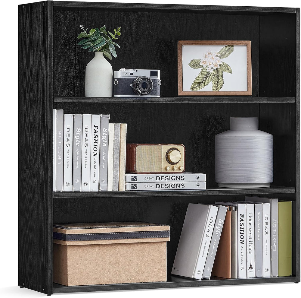 VASAGLE 3-Tier Bookshelf, Storage Organizer, 31.5 x 9.5 x 32 Inches