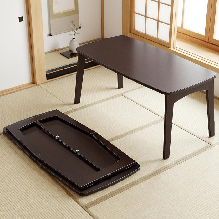 Japanese Floor Table, No Assembly Japanese Folding Table, Foldable