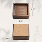 Walnut Wood Ring Holder, Engraved Jewelry Dish and Storage Tray, Unique Gift for Her, Valentine’s Day Gift
