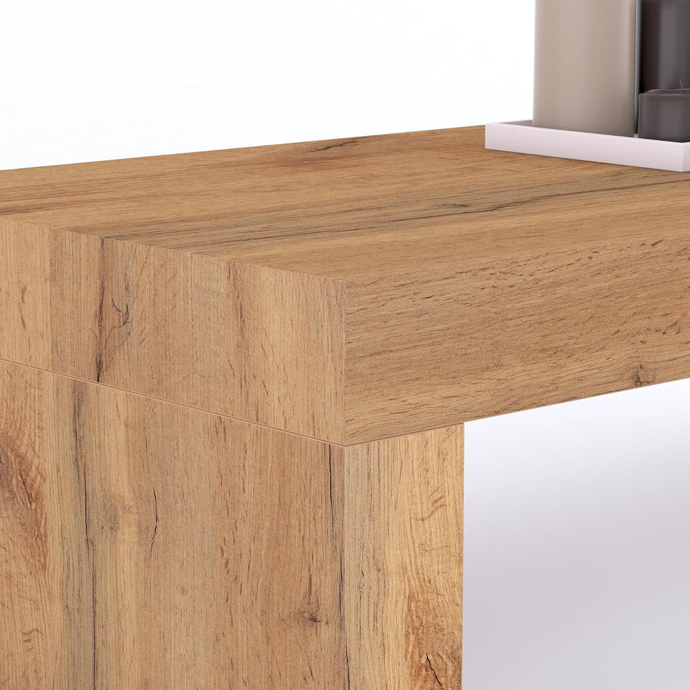 Mobili Fiver, Evolution Kitchen Peninsula 47.2 x 23.6 in, Rustic Oak, Made in...