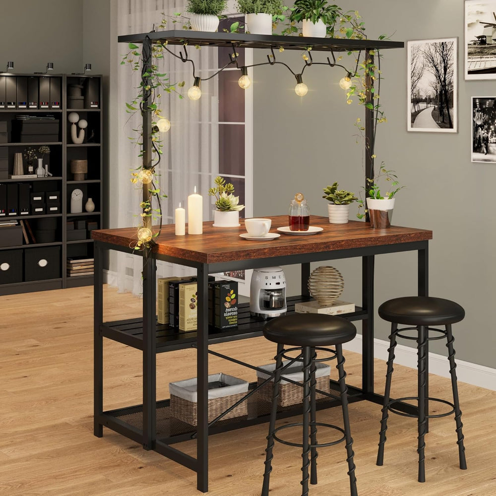 GarveeHome Kitchen Island with Storage, 42''Island Table for Kitchen ...