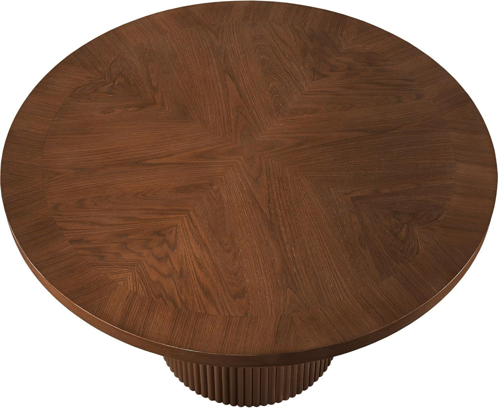 Meridian Furniture 728Brown-T Belinda Collection Mid-Century Modern Dining Ta...