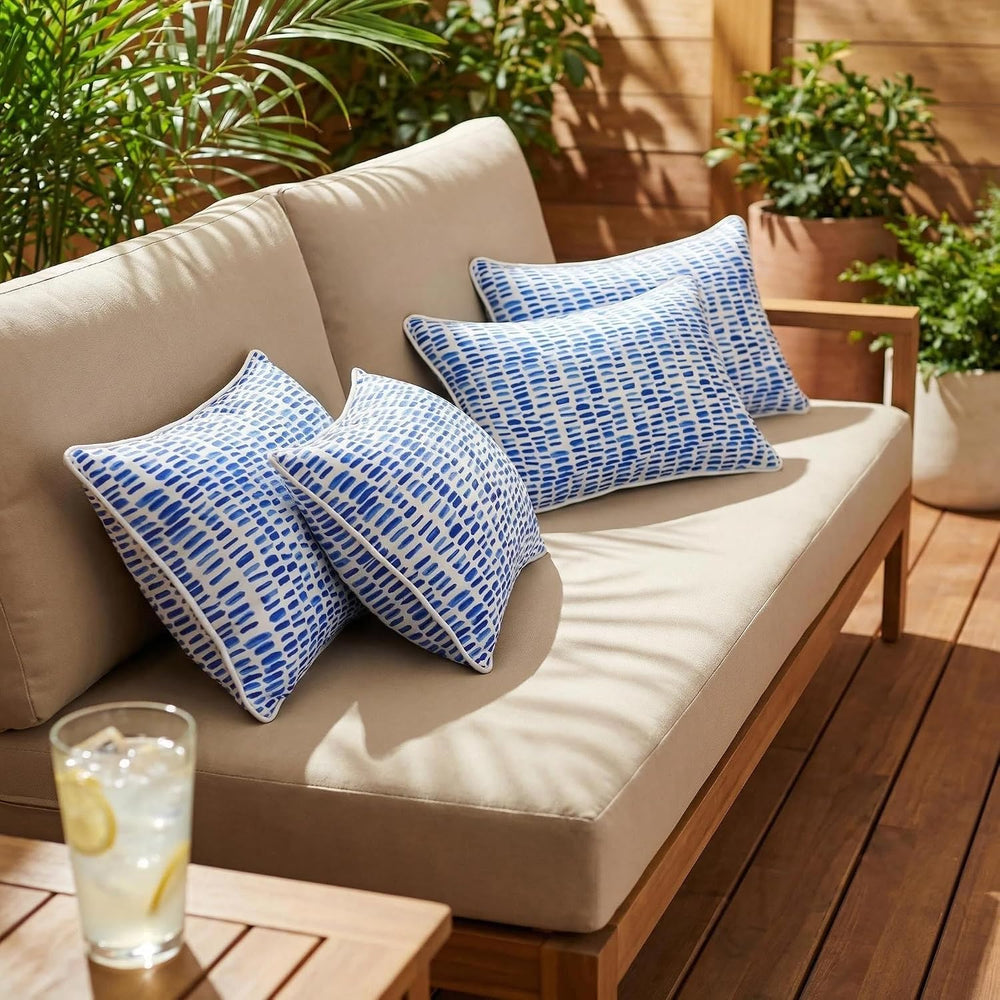 JMGBird Outdoor Patio Pillows Outdoor Throw Pillows with Inserts