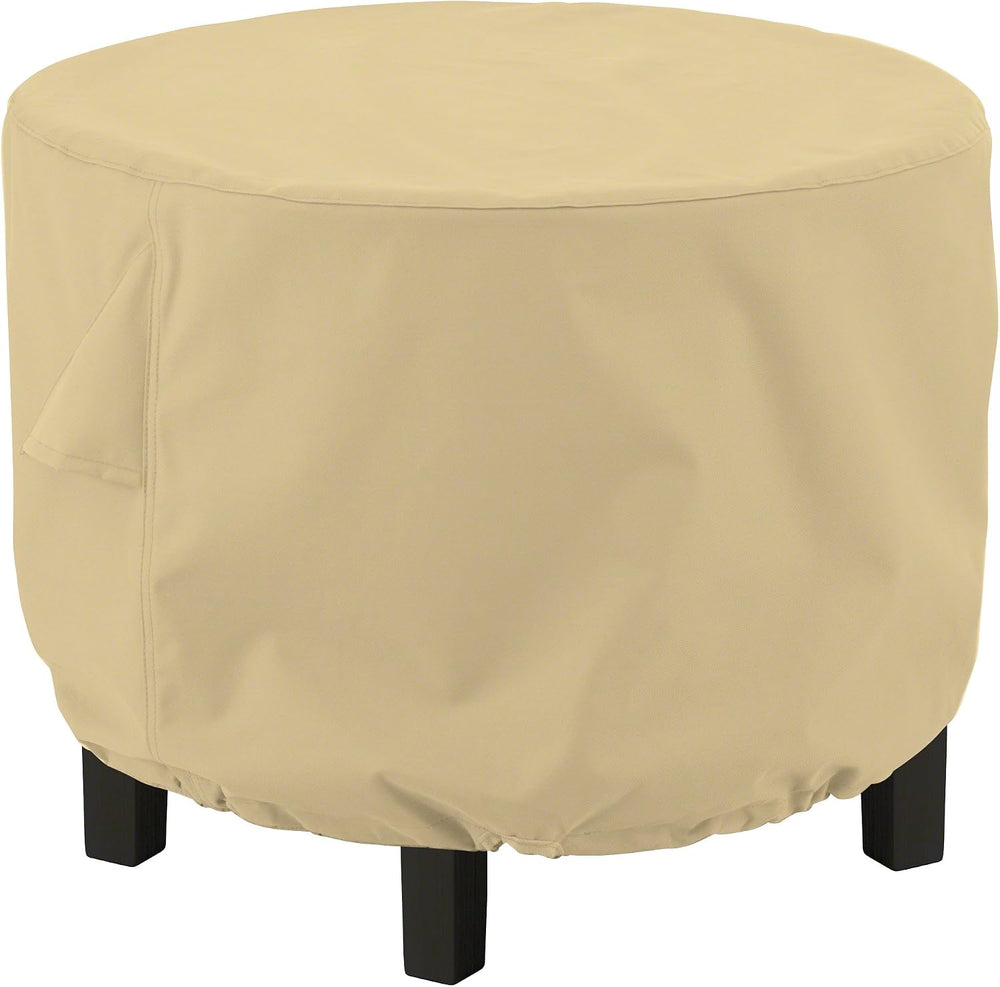 Classic Accessories Terrazzo Water-Resistant 30 Inch Round Ottoman/Coffee Tab...