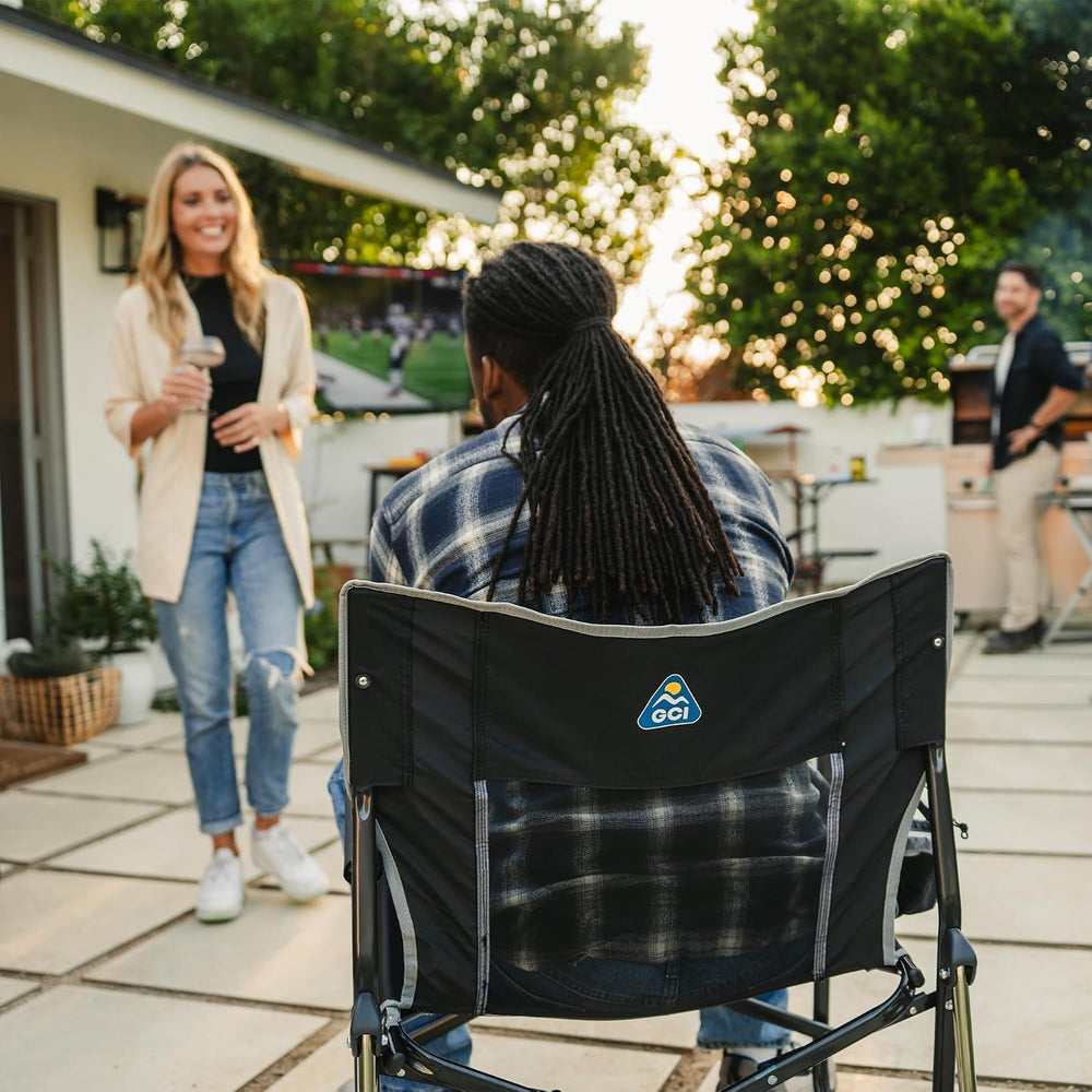 GCI Outdoor Freestyle Rocker XL Camping Chair - Black