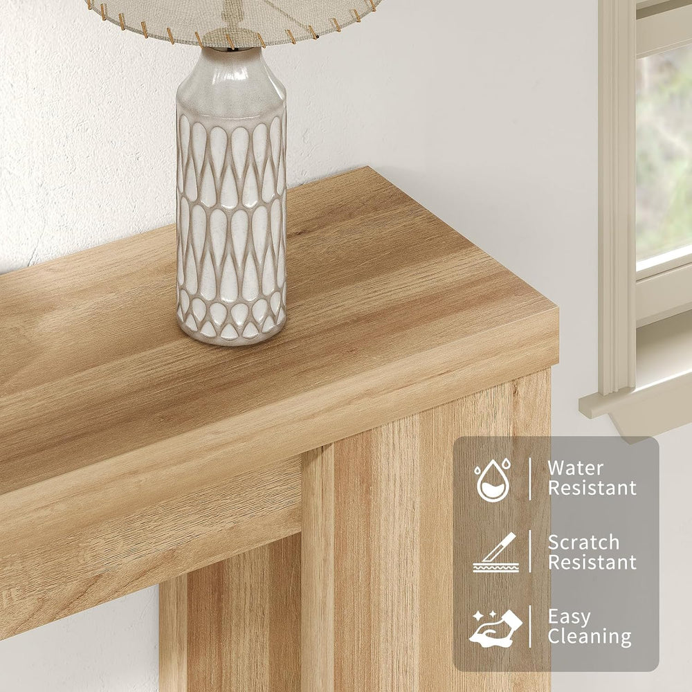 FUSOU 70.9'' Long Console Table, Sofa Table Behind The Couch, Farmhou...