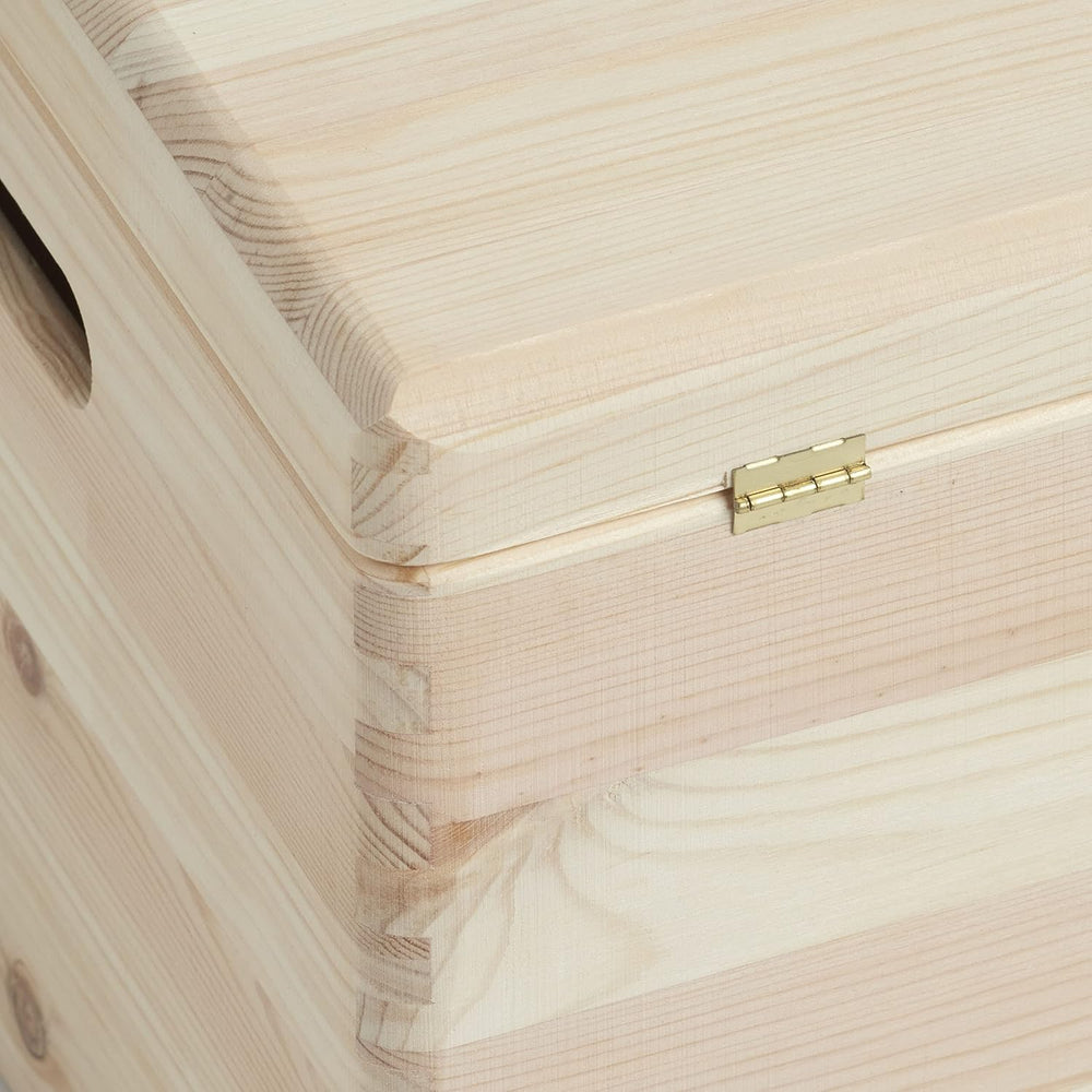 Zeller 13152 Boite multi-usage en bois de conifère avec couvercle, 40 x 30 x ...