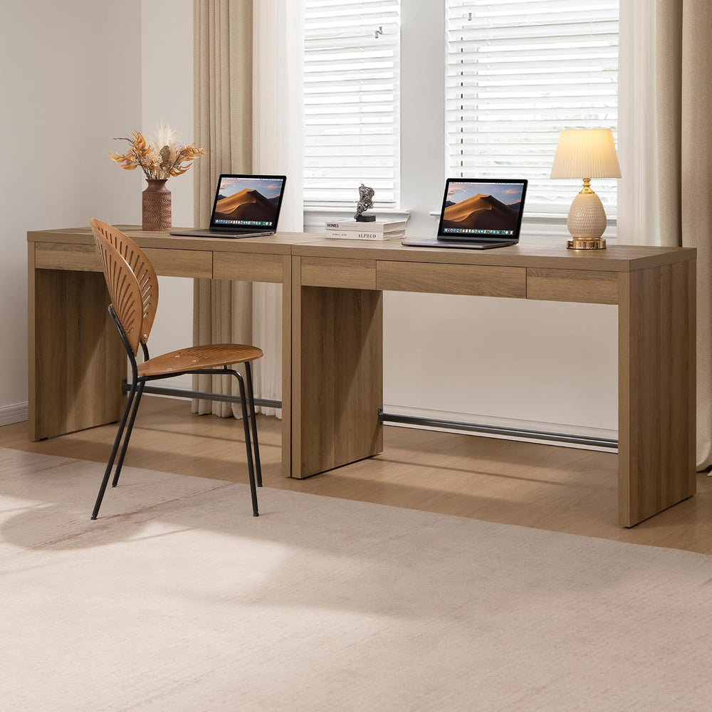 SICOTAS 47-Inch Computer Desk, Home Office Desk Writing Desk with Drawer