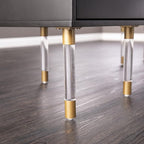 SEI Furniture Helston Desk, Black